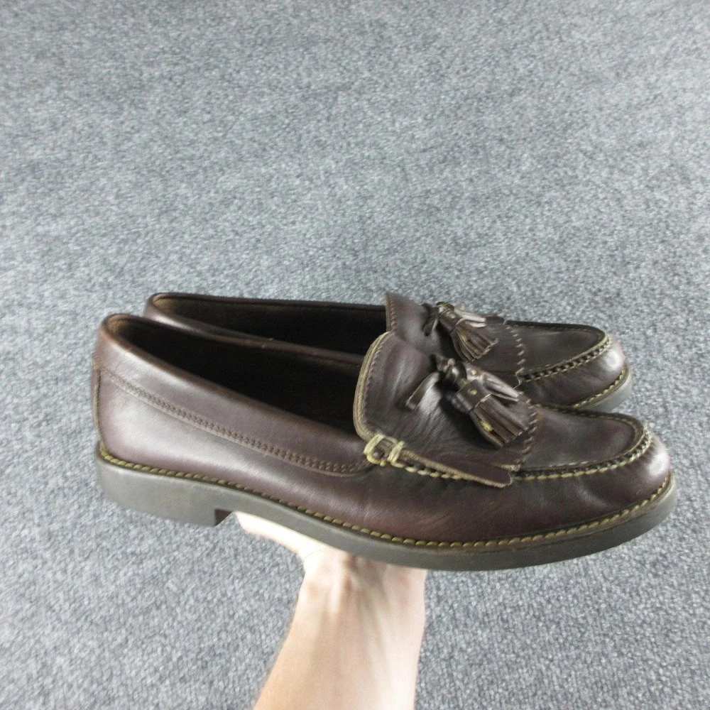 Polo Sport Ralph Lauren Shoes Mens 10.5 Brown Leather Tassel Loafer AAM15261